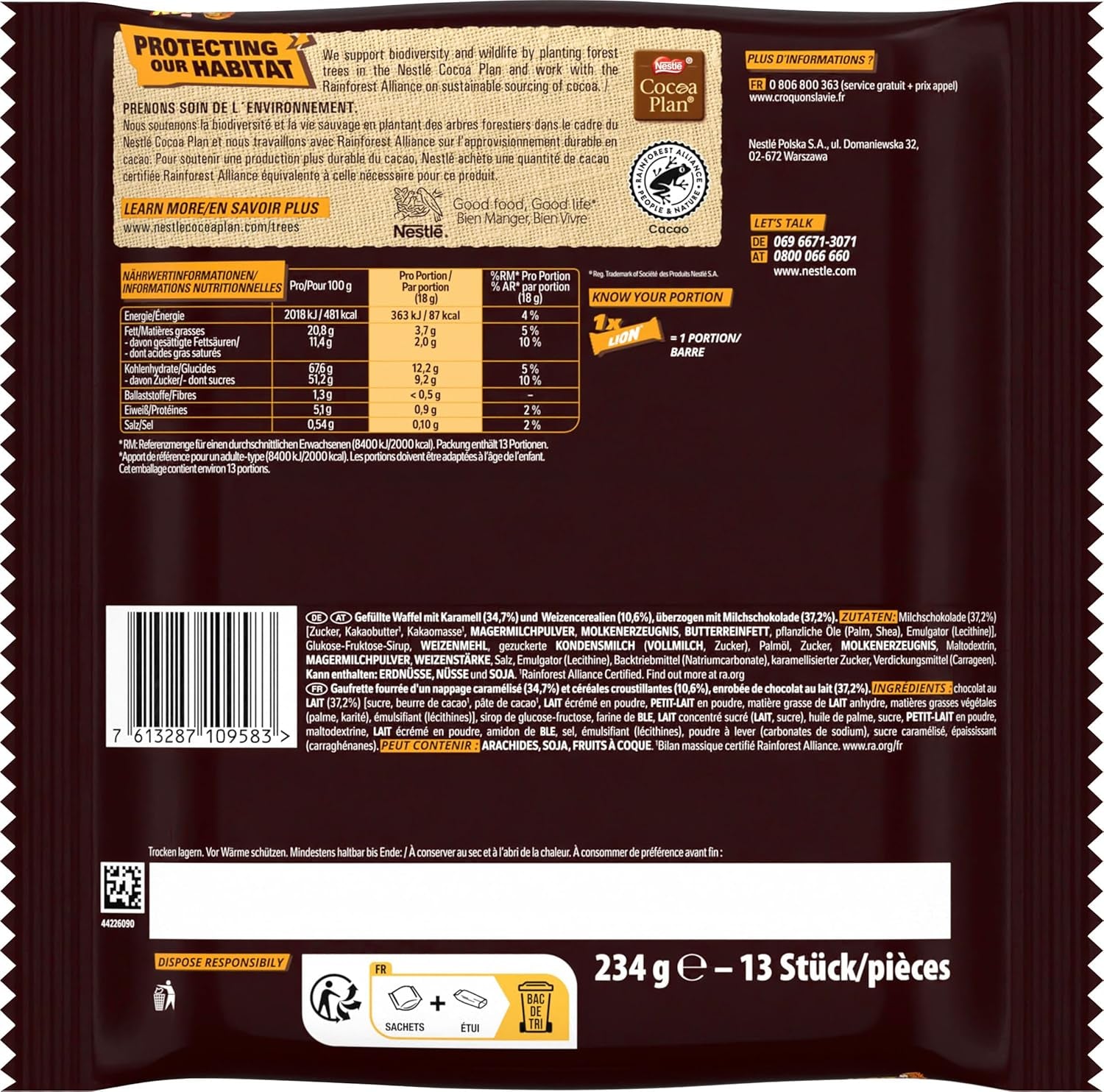 Lion Mini 2-pak (1x234g)