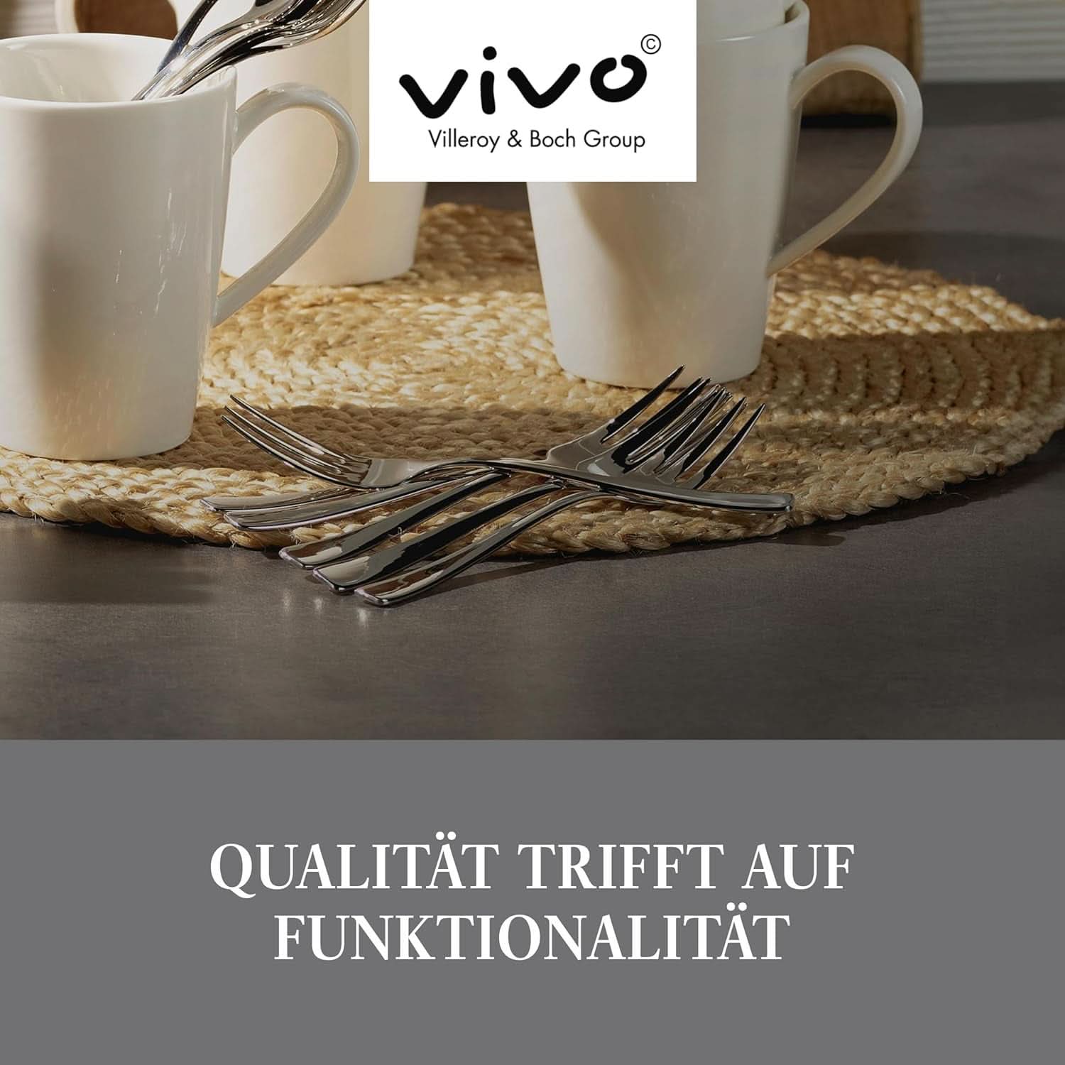 Vivo by Villeroy & Boch - Voice Basic bestiksæt 30 dele til 6 personer Naty Shop