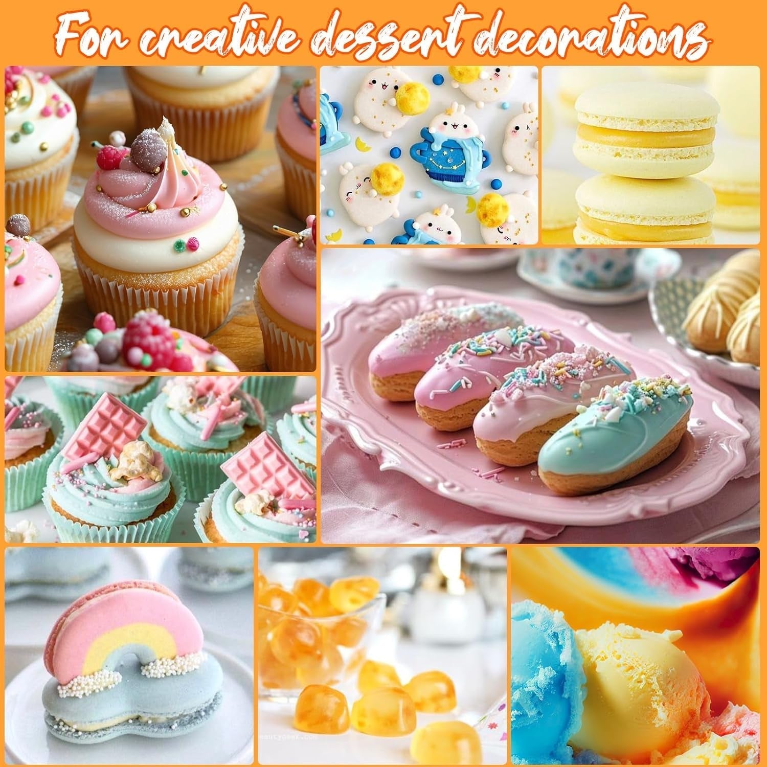 Set coloranti alimentari lichizi 12 x 12 ml Naty Shop