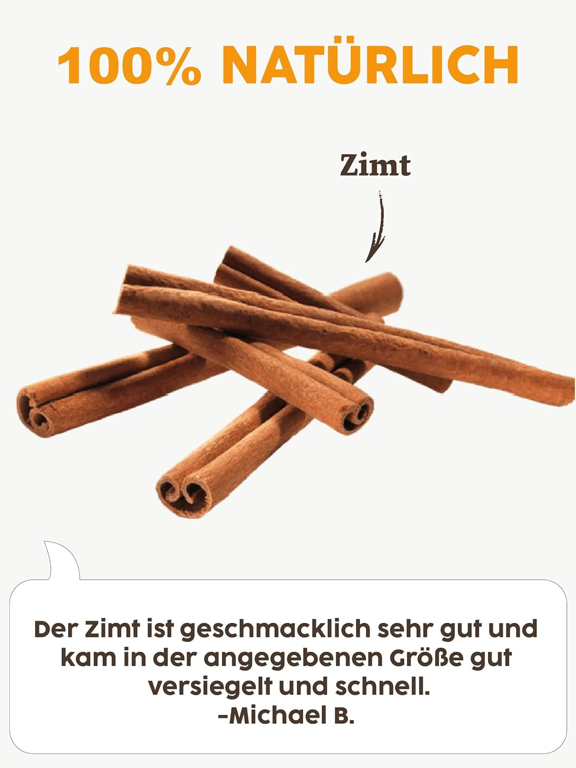 Kotányi Zimt gemahlen, würzig-süßer Geschmack, veredelt Milchreis, Gebäck, Desserter, Glas 80 ml