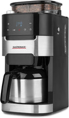 Espressor termo GASTROBACK Grind & Brew Pro, argintiu, negru