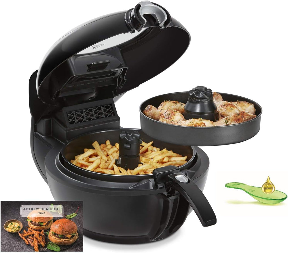Tefal FZ7738 Actifry Genius+ Hot Air Fryer, 1500 W, 1,2 Kg, 9 meniuri automate de gătit Electrocasnice Naty Shop Actifry Genius Xl | 2In1