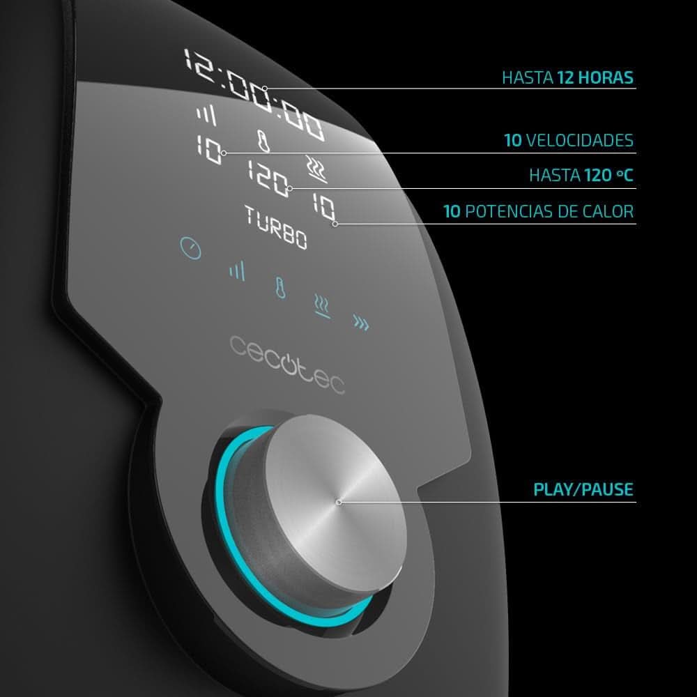 Cecotec Mambo 6090 Multifunktions-Küchenmaschine, 1700 W, 23 Funktioner, Krug Mit Fassungsvermögen 3,3 L, 3 Teller Gleichzeit, 10 Geschwindigkeitsstufen, Timer Køkken Robotter og Blandere Naty Shop