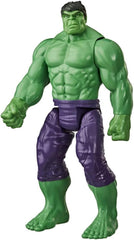 Hasbro E74755L2 Marvel Avengers Titan Hero Series Blast Gear Deluxe Hulk Action Figur 30 cm Stor Marvel Comics inspireret legetøj til børn 4+ actionfigurer Naty Shop Standardtitel