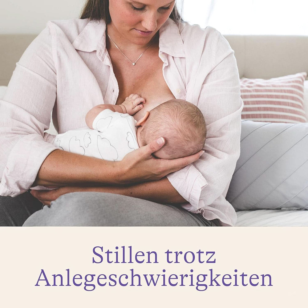 Lansinoh Stillhütchen 24 Mm (Größe 2), 2 Stück Inkl. Opbevaringsboks - Angenehmes Tragegefühl - Trotz Anlegeschwierigkeiten Weiter Stillen Accessories Mad og Amning Bebe Naty Shop