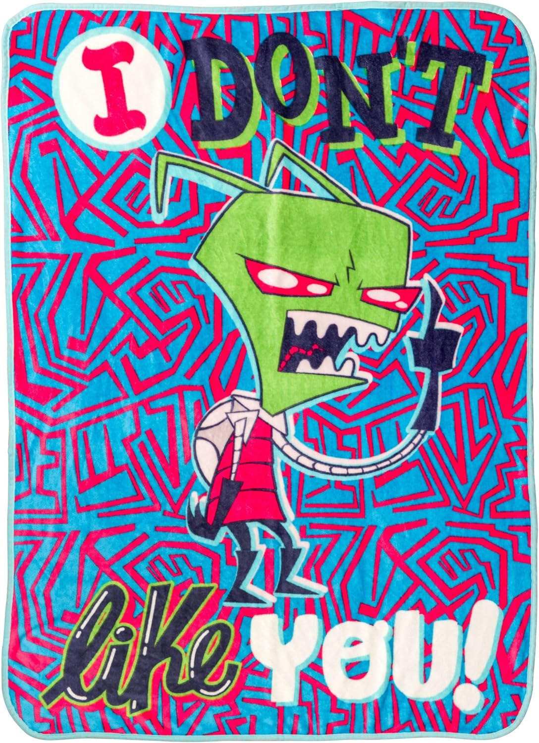 Silver Buffalo Garfield hængende tæppe, fleece, 114,3 X 152,4 cm Senge og tæpper Silver Buffalo Invader Zim