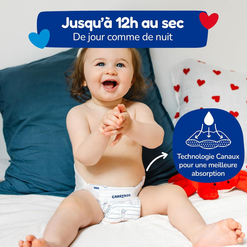 - Bleer størrelse 4+ (9-20 kg) - sunde og meget absorberende - 12 timers lækagesikrede - ingen uønskede stoffer - fremstillet i Frankrig - overkommelig pris - 126 engangsbleer