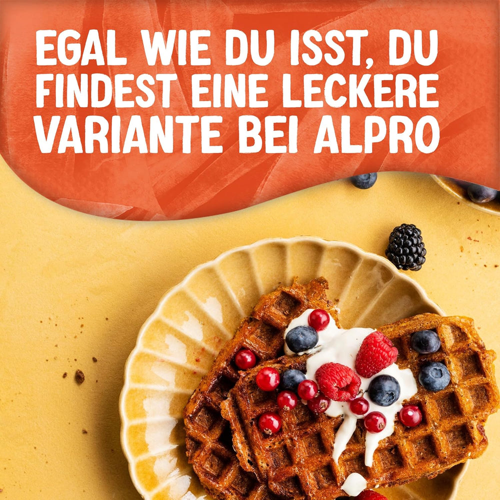 Alpro Haferdrink ohne Zucker – Milchalternative auf Haferbasis – Vegan og lactosefrei – Rich an Ballaststoffen, Calcium og Vitaminen – 8 x 1 L