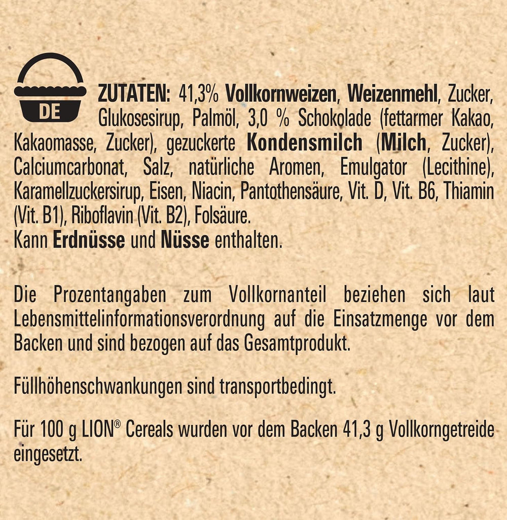 Korn (+20%), chokoladekaramelkorn og 41% fuldkorn, morgenmadsflager med vitaminer og mineraler, pakke med 2 (1 x 480 g)