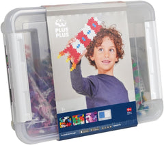 Plus-Plus 9603406 Kreativ-Bausteine ​​Box, Geniales Konstruktionsspielzeug, 2400 Teile
