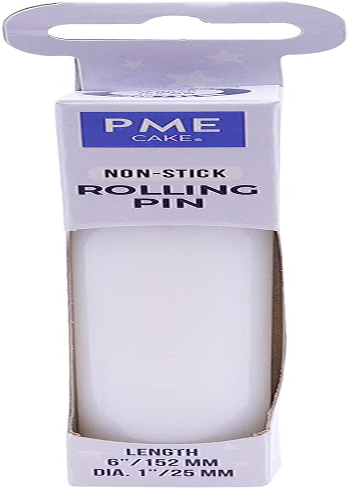 PP85 Antihaftbeschichteter Polyethylen-Ausrollstab 15 cm, Kunststof, Hvid, cm, 21,08 x 6,06 x 2,08 cm, 1 Einheiten