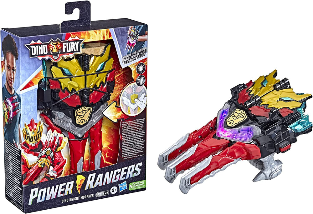 Power Rangers Dino Knight Morpher Series Inspireret Lys Lydtaster Legetøj 15 cm Actionfigurer Naty Shop