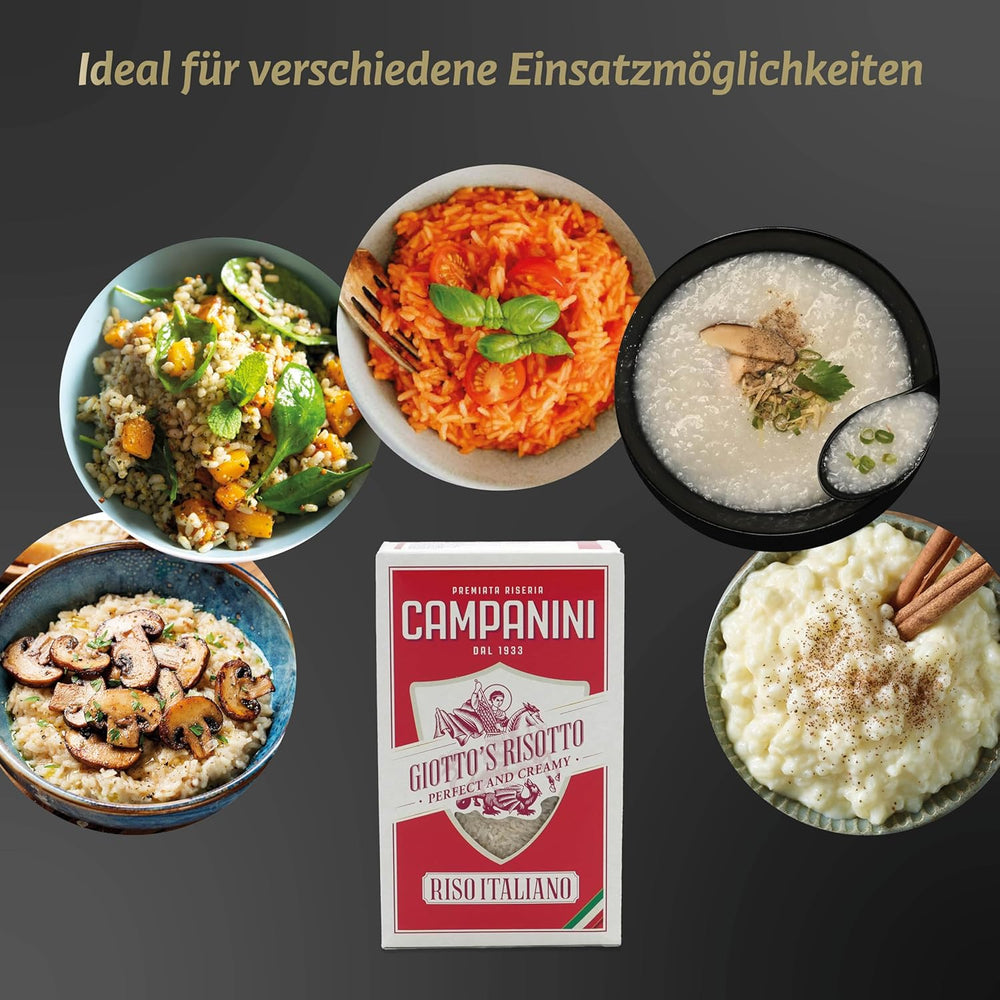 Original ris til risotto | Campanini ris til risotto | 1000g | fra Italien | Risottoer og supper