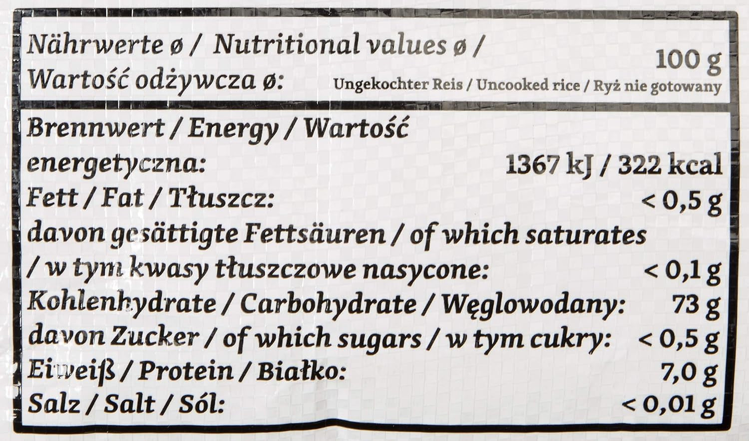 RICEFIELD duftende ris, langkornet, 1 pakke (1 x 18 kg)
