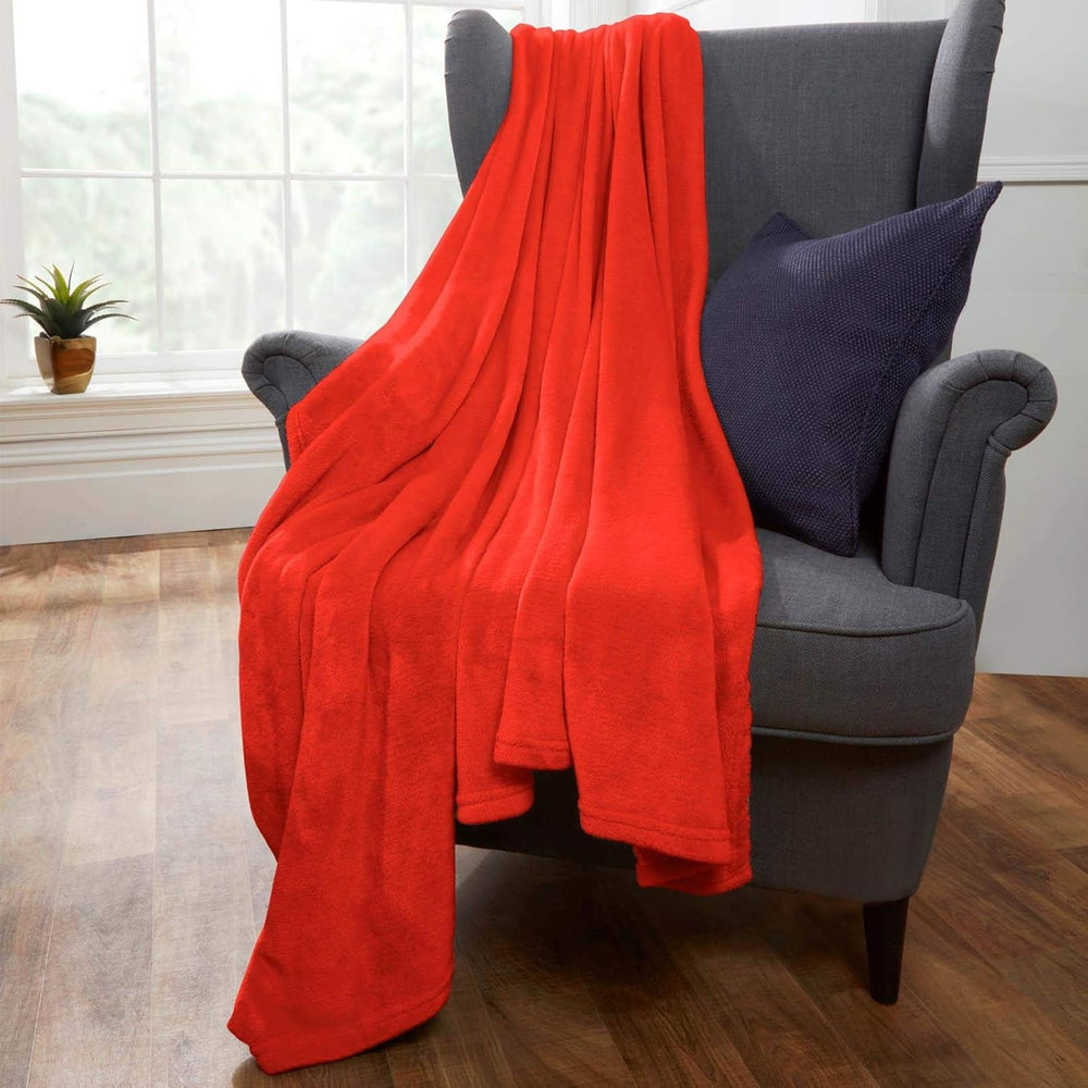 Brentford's Ultra Soft Fleece Sengetæppe, Sølvgrå, Stor dobbeltseng - 150 X 200 cm Senge og tæpper Beuche den Brentfords-Store Coral 120 X 150 Cm