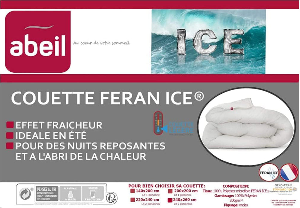 Abeil Ferran Ice 200 quilt, 200 X 200 Cm Dyner og quilts Naty Shop