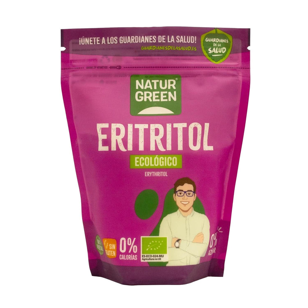 Bio Erythritol, naturligt sødemiddel, økologisk, lavt glykæmisk indeks, 500 gram sødemidler Naty Shop