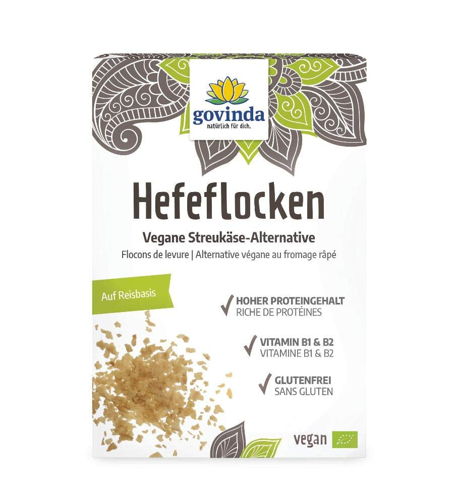 Hefeflocken auf Reisbasis vegansk Streukäsealternative, 100 g