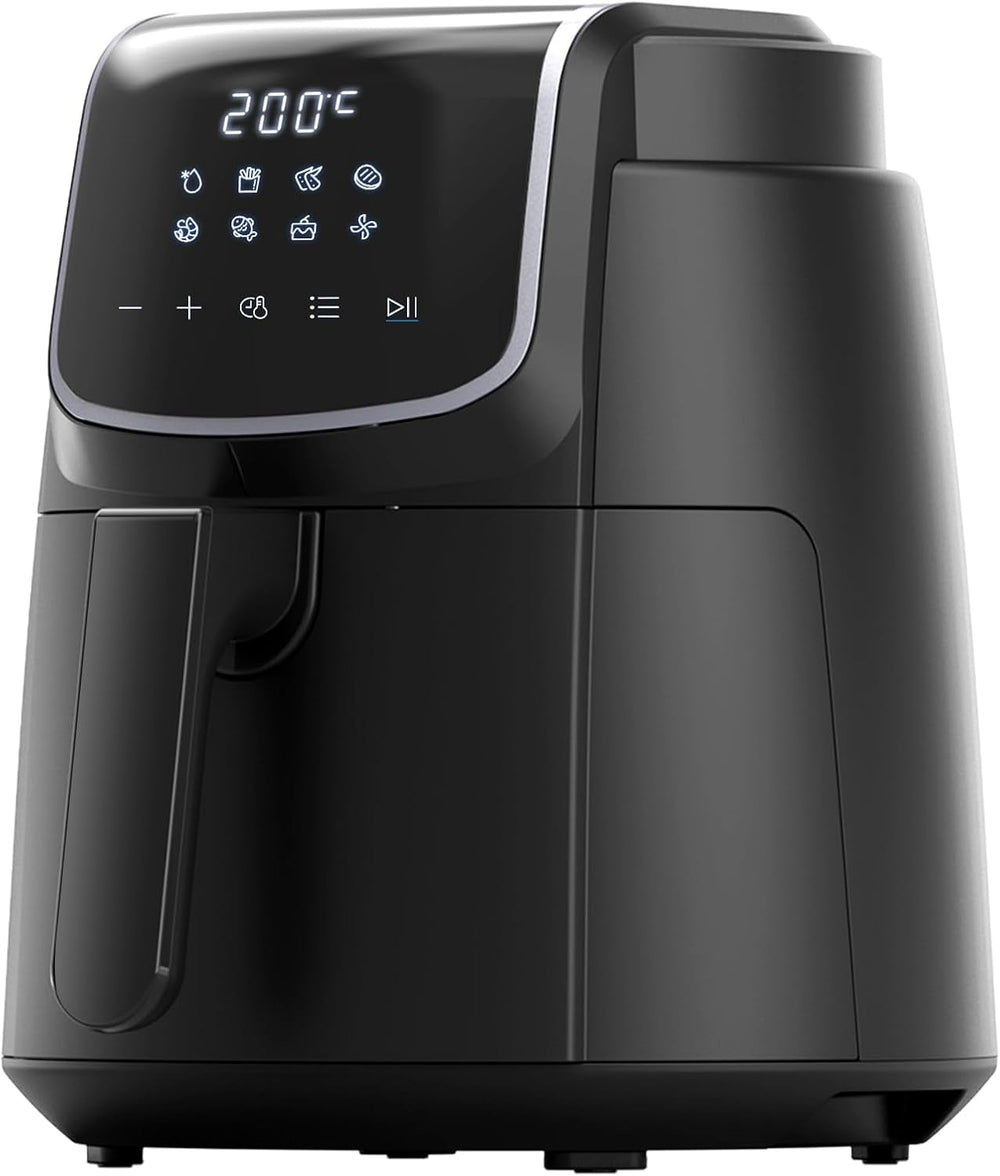 Midea Hot Air Fryer 2L, 1150W Airfryer, Oliefri, Hot Air Fryer, Automatisk slukfunktion Hvidevarer Naty Shop 4L