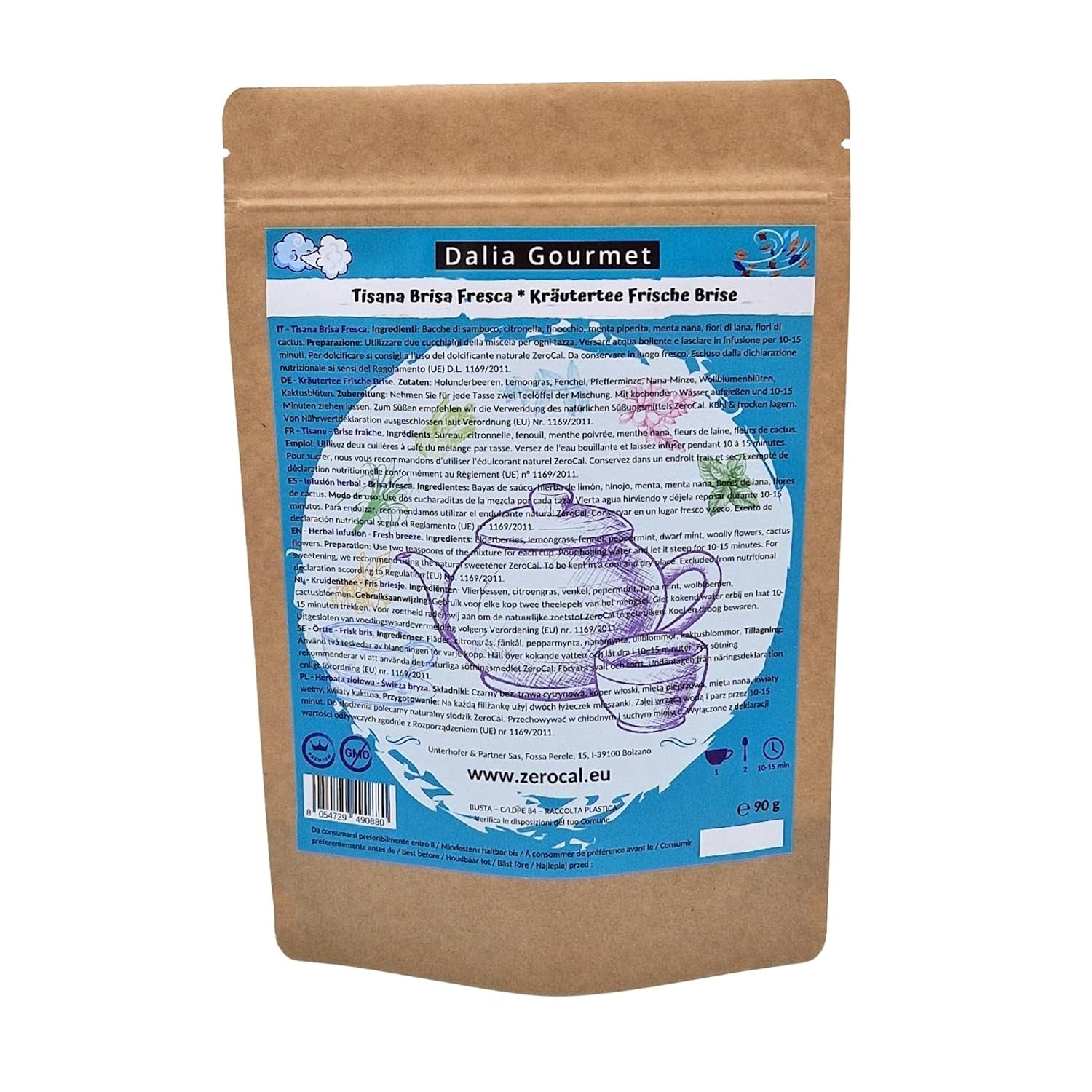 Ceai de plante vrac | Ceai de plante de munte 75 g | Calitate premium | Fără gluten | Fără lactoză | Vegan