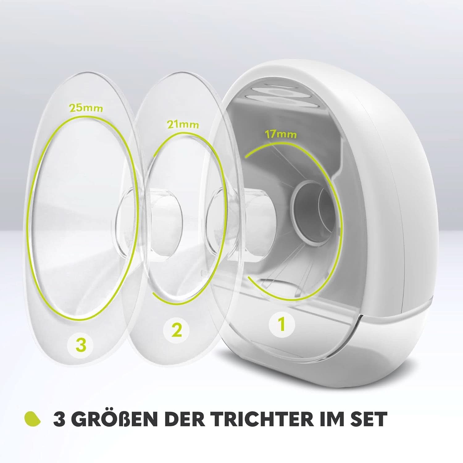 Elektrisk brystpumpe LIONELO Fidi Free 2, massagetilstand, 5 intensitetsniveauer Tilbehør Mad og amning Bebe Naty Shop