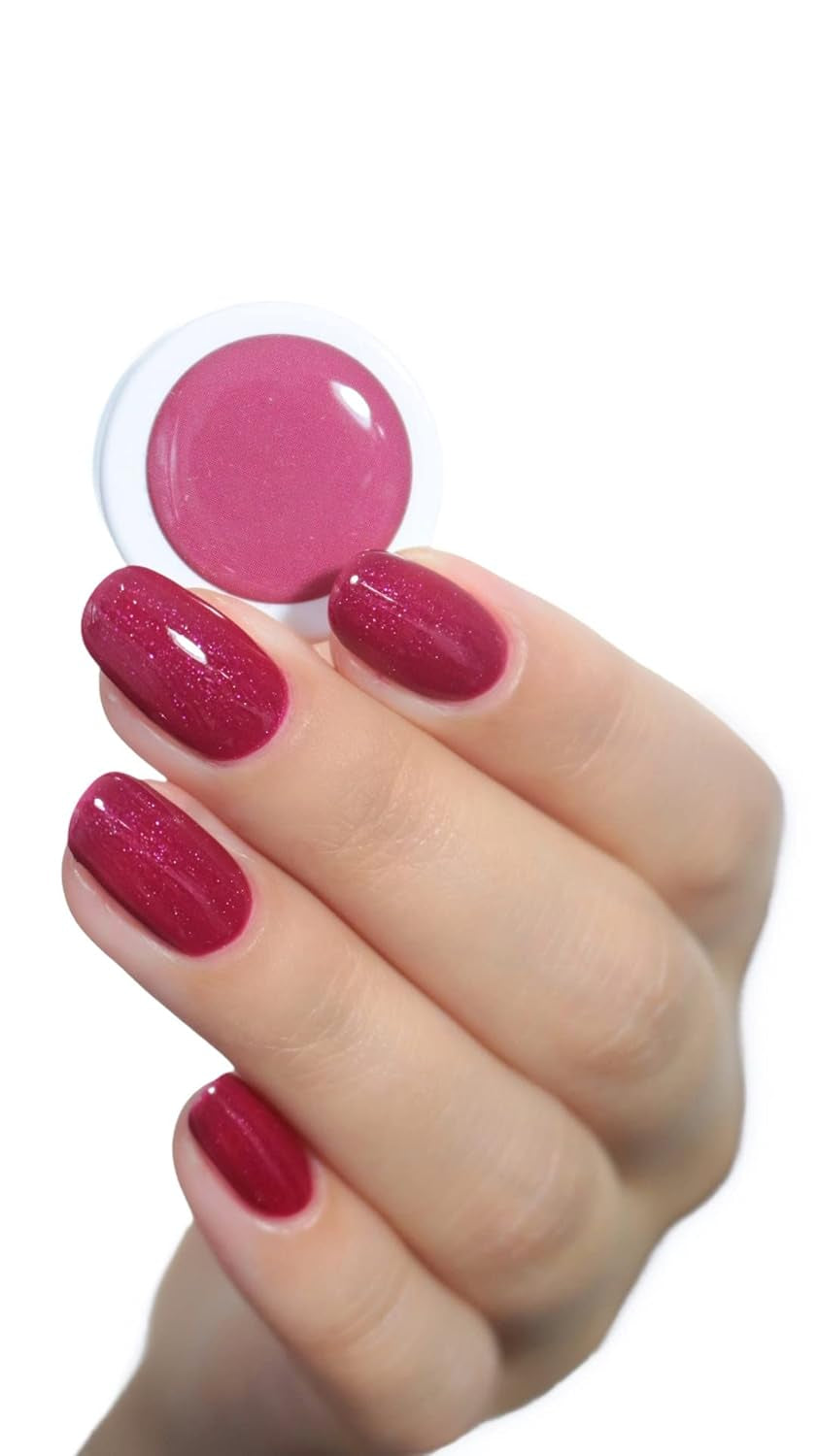 UV neglelak alessandro Striplac Elegant Ruby - Delikat og langtidsholdbar - Nem fjernelse takket være peel-off fjernelsesteknologi - Vegansk og grusomhedsfri - 8 ml