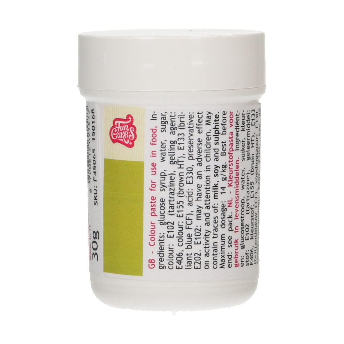 Colorant alimentar concentrat Funcakes Paste Color Royal Blue; pentru aluat, cremă, fondant, marțipan, aluat, pastă de modelat și pastă de flori. Halal și Kosher. 30 g