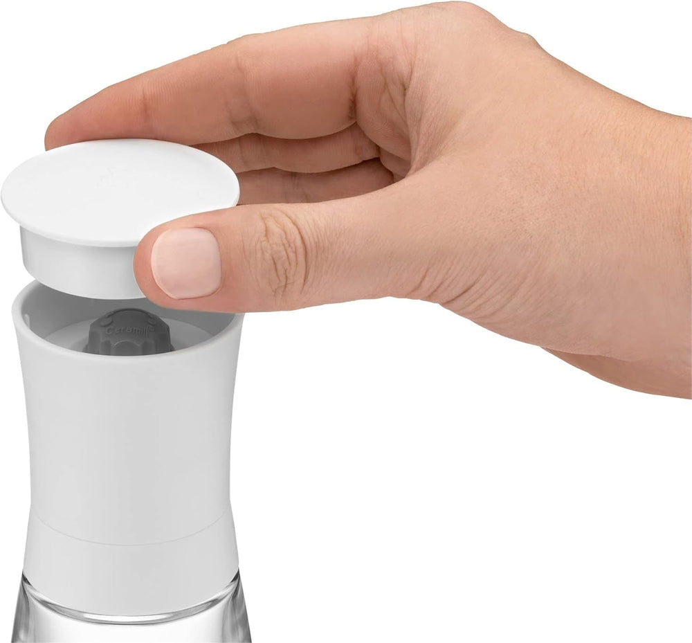 WMF Trend salt- eller peberkværn 14 cm, uden fyld, keramisk kværn, plast, glas, hvid Kværne og skæremaskiner Naty Shop