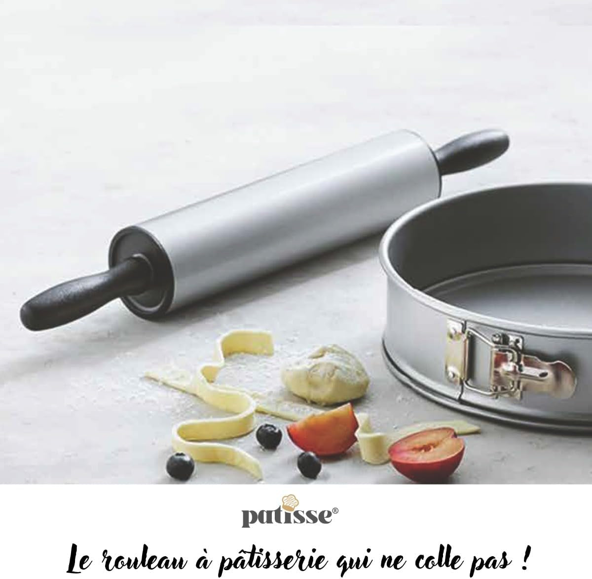 03650 Teigroller, Non-stick 25 cm