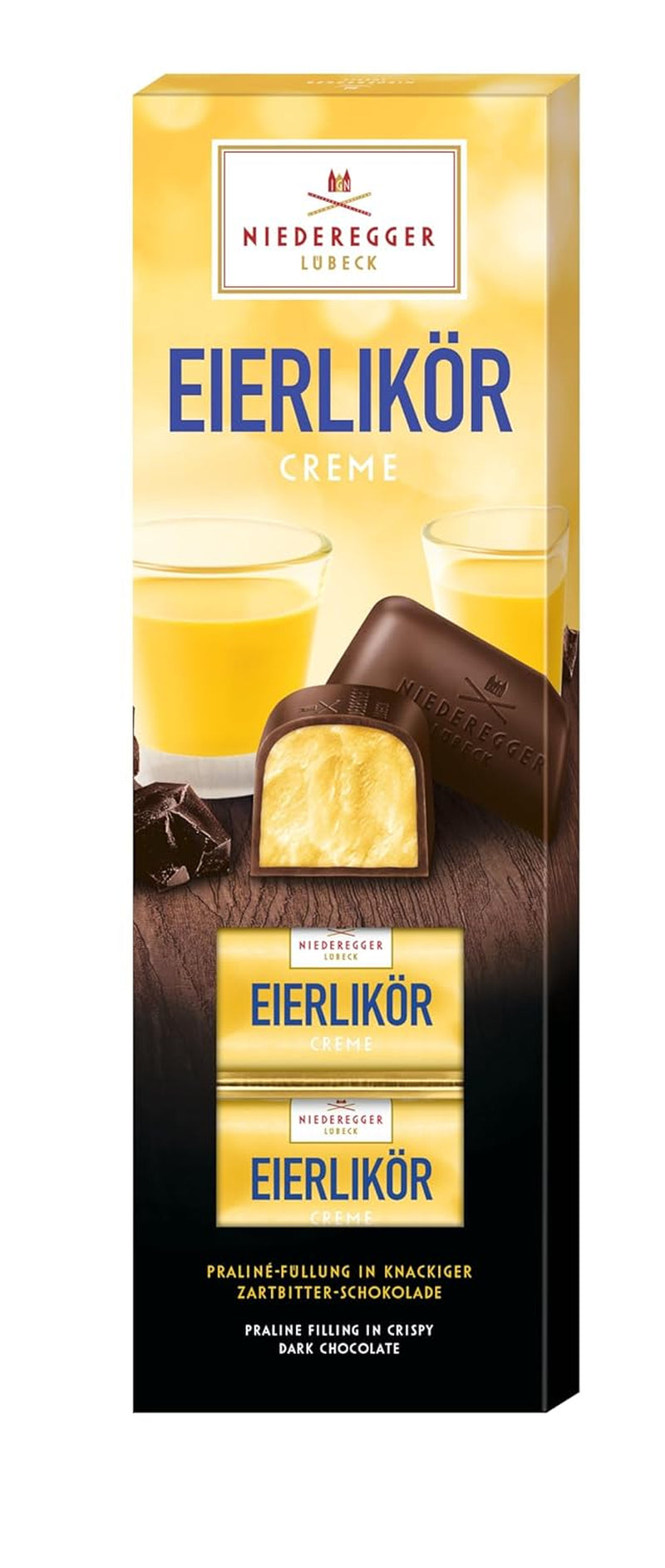 Niederegger klassisk chokolade "Æggecreme" 100g