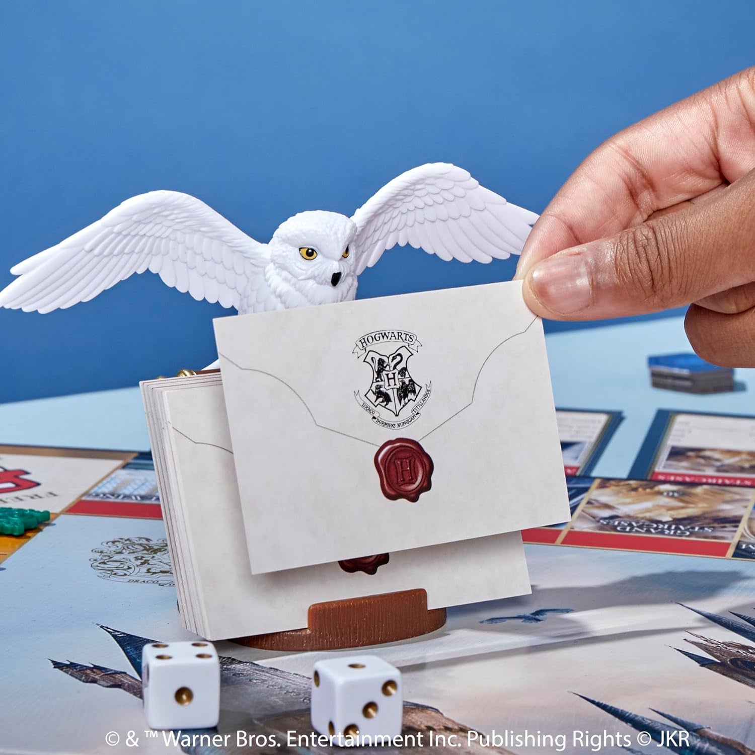 Monopol Harry Potter Edition brætspil, familiespil for 2 til 6 spillere, i alderen 8+ - tysk version