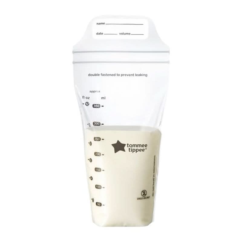 Tommee Tippee Closer to Nature Opbevaringsposer til modermælk, præsteriliseret, 350 ml Tilbehør Mad og amning Bebe Naty Shop