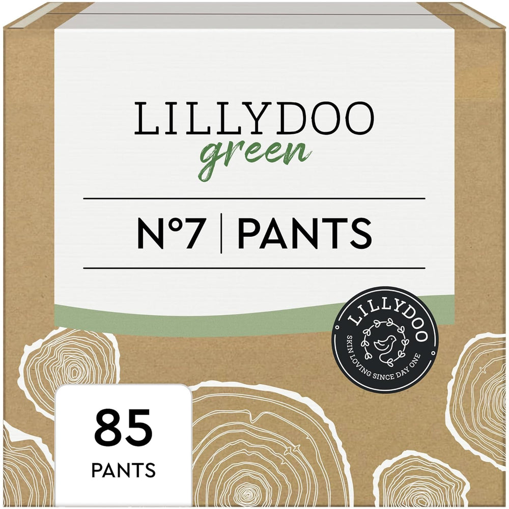 LILLYDOO Eco Pants Størrelse 7 (17+ kg) Månedlig æske (85 stk.)