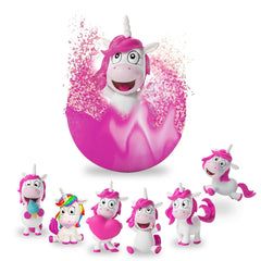 INKEE UNICORN | Bomba de baie pentru copii cu surpriza, 100 G, unicorn, parfum de floricele de porumb Mama si Copilul Naty Shop