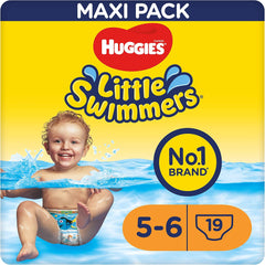 Huggies Little Swimmers størrelse 5/6 svømmebleer (12-18 kg), 1 pakke med 19 stk.