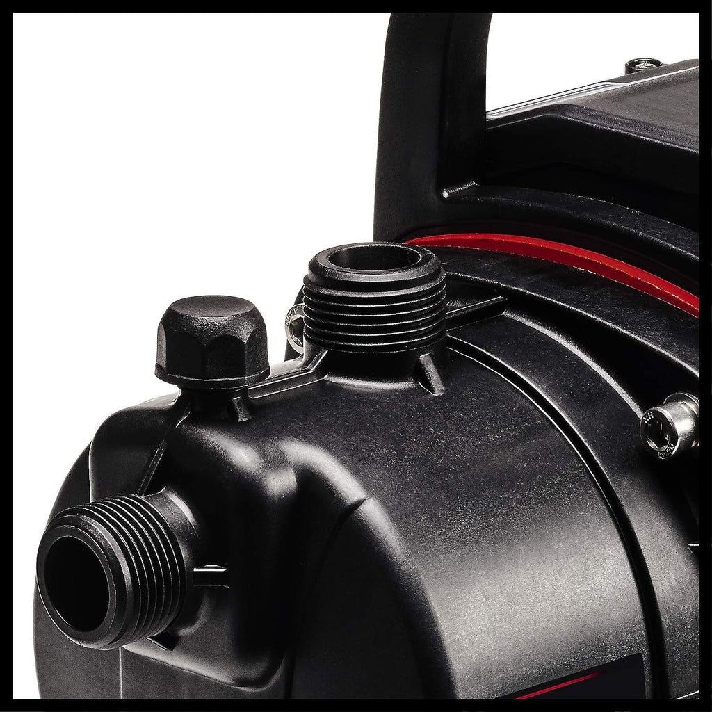 Set pompă de grădină Einhell GC-GP 6538 Set/I (650 W, max. 3,6 bar, debit 3800 L/h, șurub de umplere/golire cu apă, incl. furtun de aspirare de 4 m + furtun de grădină de 20 m + pistol de pulverizare)