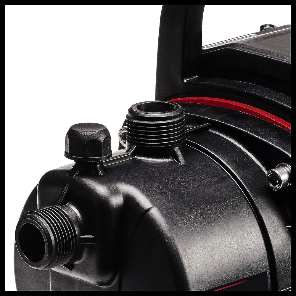 Set pompă de grădină Einhell GC-GP 6538 Set/I (650 W, max. 3,6 bar, debit 3800 L/h, șurub de umplere/golire cu apă, incl. furtun de aspirare de 4 m + furtun de grădină de 20 m + pistol de pulverizare)