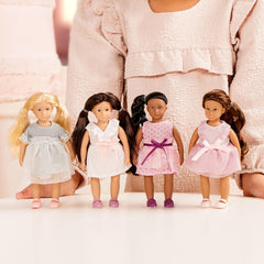 Lori - Mode-Freunde: Nina, Amaya, Chen & Flora - 4 Mini-Puppen - 15 cm Modepuppen - Kleider & Schuhe - Spielzeug für Kinder - 3 Jahre +