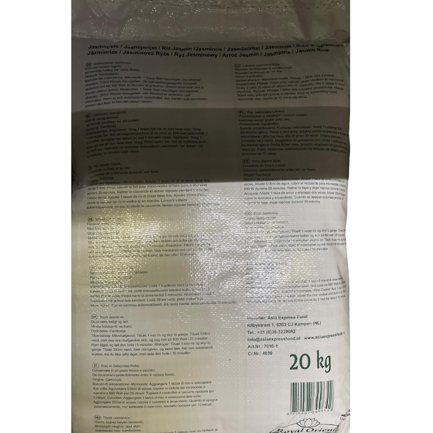 Royal Orient - Jasminris - (1 X 20 KG)