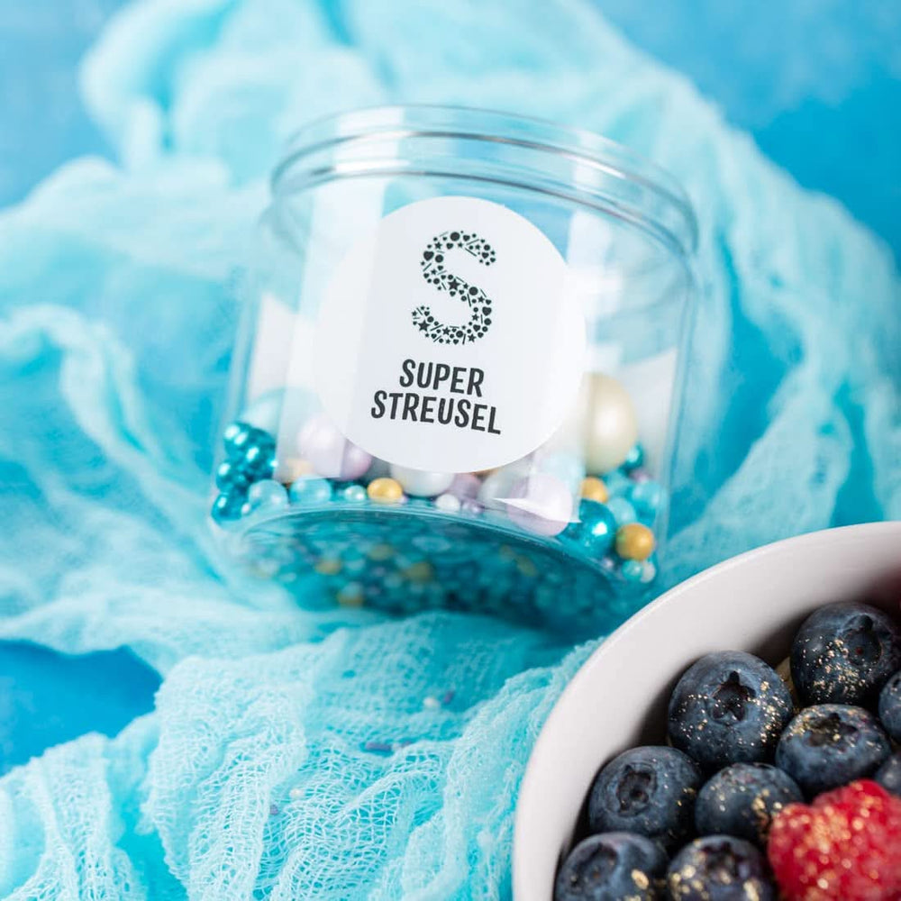 Super Streusel Havbobler, perler og sukkerkugler, 190 gram Naty Shop