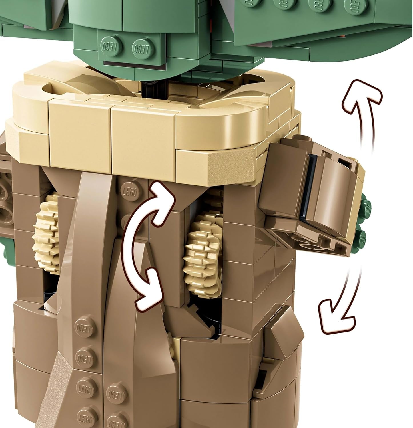 LEGO Star Wars 75403 Grogu i sin Mandalorian Repulsor-vugge - Samlet minifigur - Model til at bygge, lege og vise - Dekorationer til hjemmet - Gave til drenge og piger i alderen 10+ Byggesæt Besuche den LEGO-Store