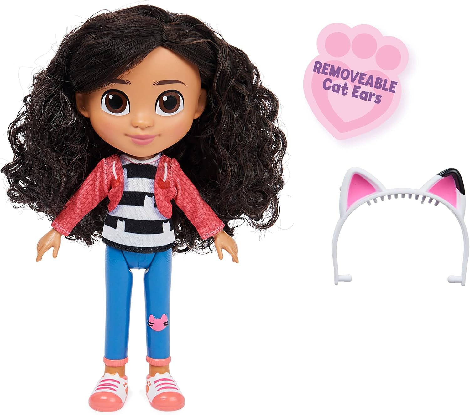 Gabby's Dollhouse, 20 cm høj Gabby Girl dukke, velegnet til børn fra 3 år og over Naty Shop Dolls