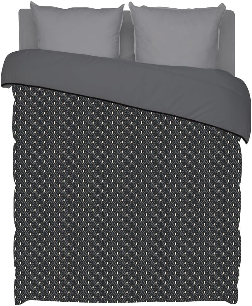 Bleu Câlin Trykt 1 person Hermance quilt, polyester, blå/grå, 140 X 200 Cm Dyner og dyner Naty Shop