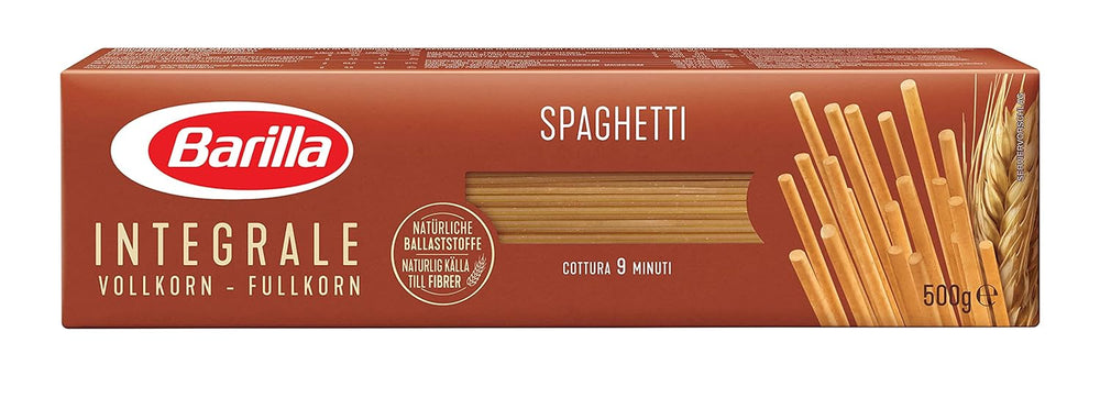 Barilla Pasta Integrale Fusilli – Semolina pasta med naturlige fibre, 500 g