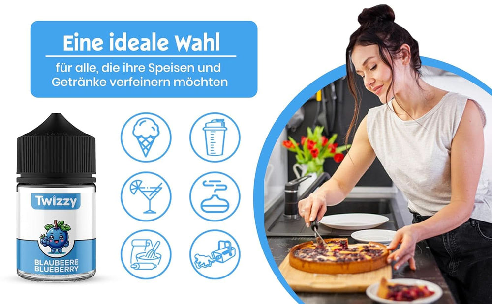 Twizzy Cranberry, Madsmag -60 ml - Intens aroma - Ideel til bagning Aromas Naty Shop