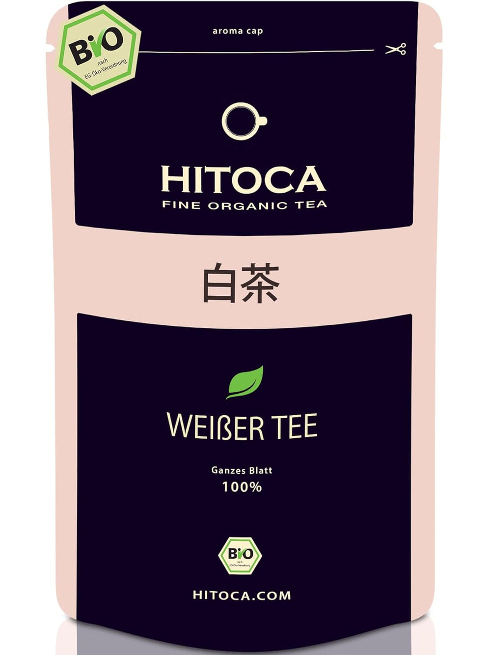 HITOCA® Ceai organic de ghimbir și lămâie - Ceai verde răcoritor în frunze de ceai cu ghimbir și lămâie