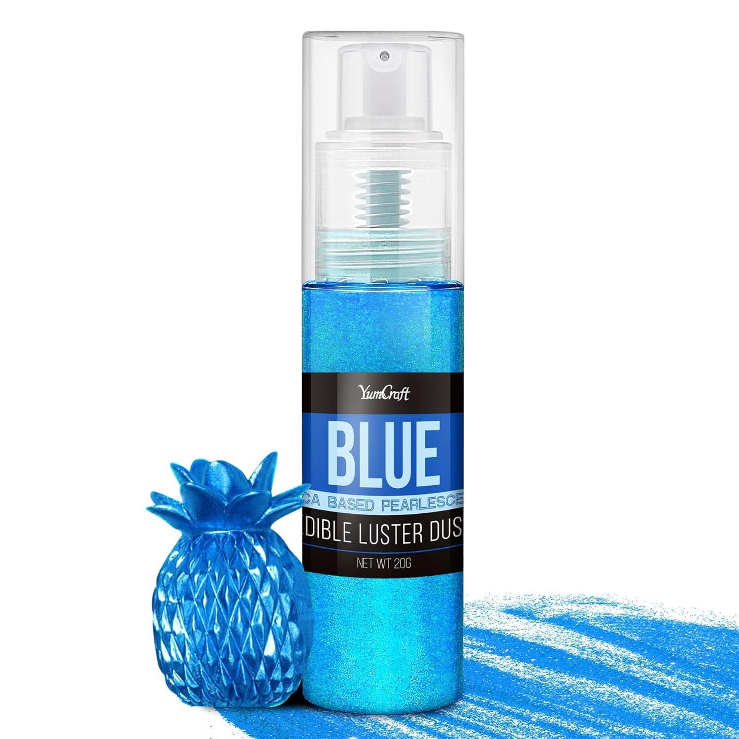 Spiselig glitterspray, 20 gram Naty Shop Blue