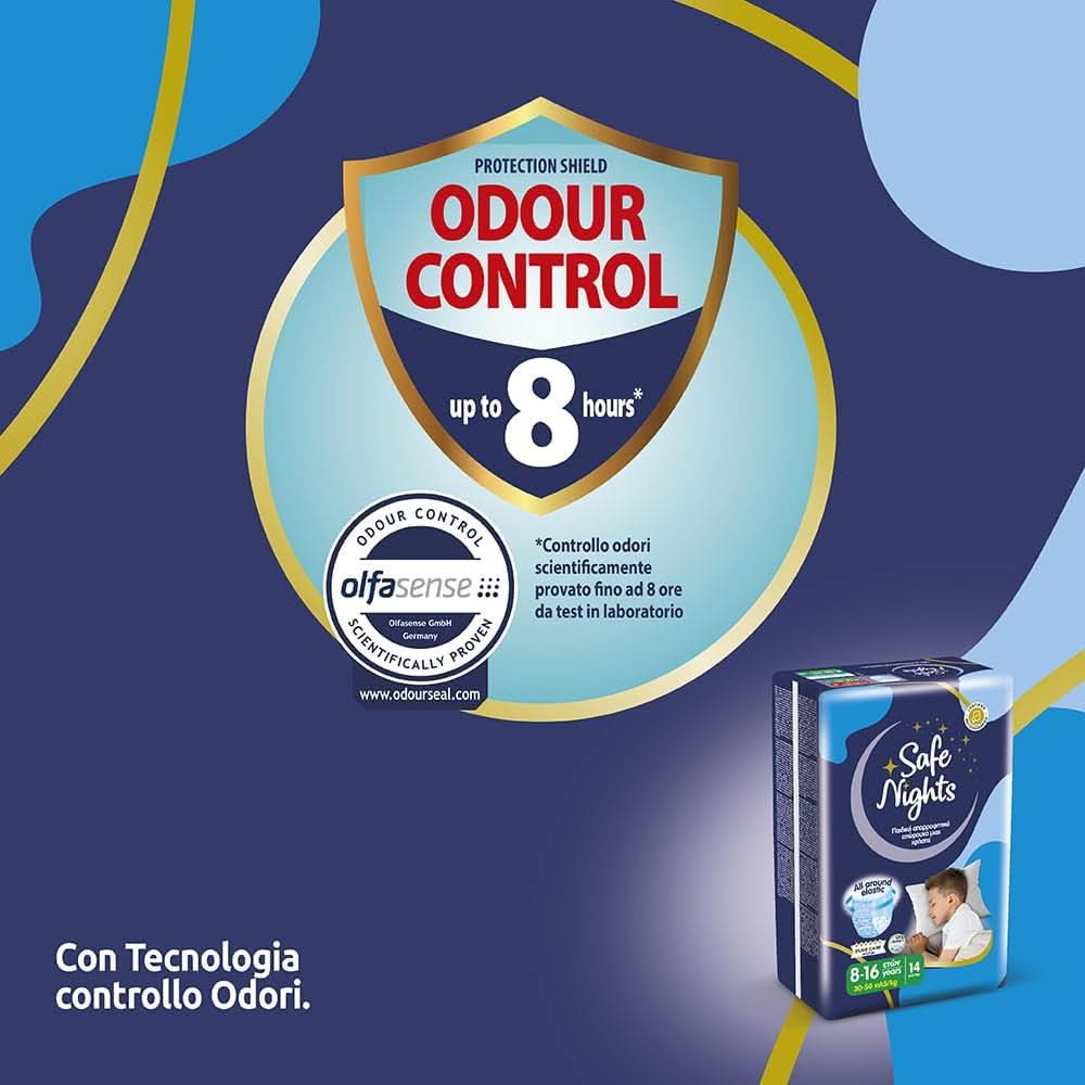 Safe Nights Boy, bleer til natten, forskellige størrelser Mother and Child Naty Shop