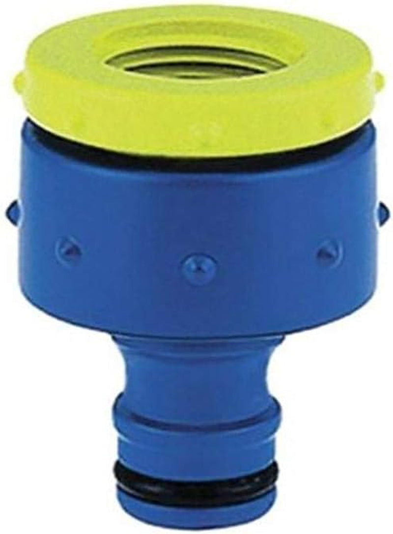 Cuplaj rapid Tatay Top Line pentru furtunuri de 9 mm, mufă universală, instalare ușoară, protecție solară, albastru