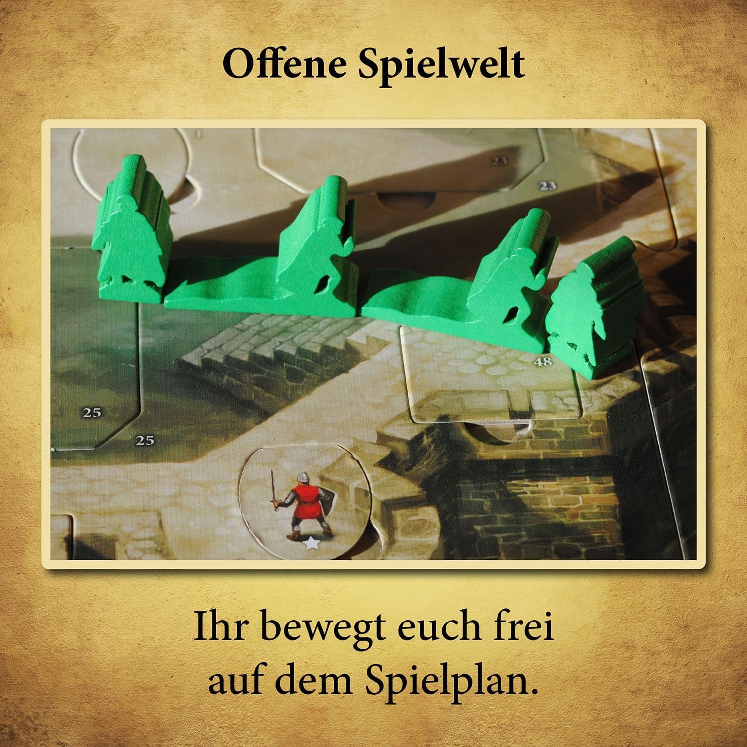 KOSMOS 680565 The Adventures of Robin Hood, nomineret til årets spil 2021, kooperativt eventyrspil for hele familien, brætspil for 2-4 spillere i alderen 10+